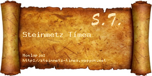 Steinmetz Tímea névjegykártya
